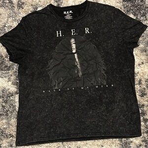H.E.R. Black Graphic T-Shirt